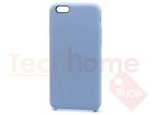 Чехол iPhone XS Max, Silicone Case, покрытие Soft touch, без лого, полная защита, 005, голубой