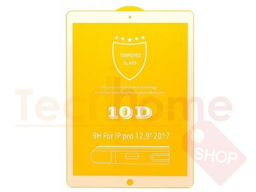 Защитное стекло для планшета, App iPad Pro 12,9 (2017), Full GC, тех.пак, белое