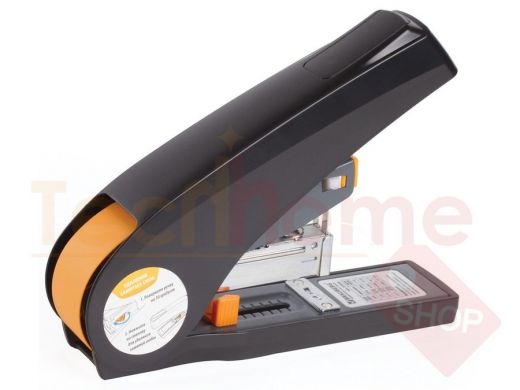 Степлер ЭНЕРГОСБЕРЕГАЮЩИЙ МОЩНЫЙ №24/6-23/13 BRAUBERG "Easy Press", до 100 листов, БЕЗ УСИЛИЙ