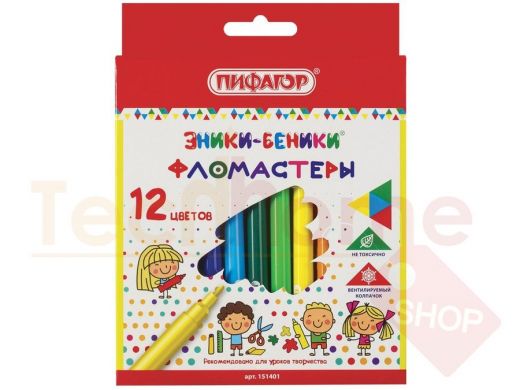 Фломастеры ПИФАГОР 