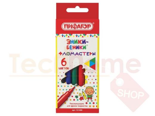 Фломастеры ПИФАГОР 