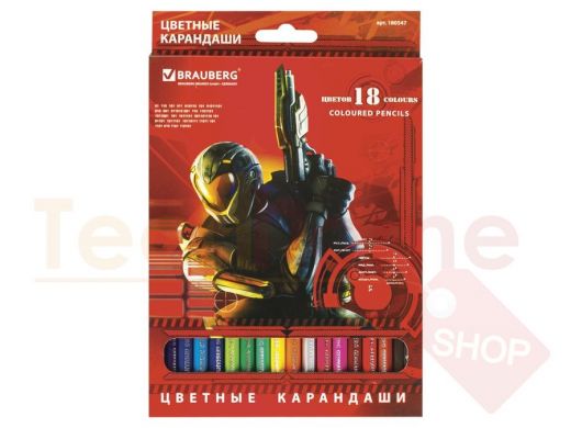 Карандаши цветные BRAUBERG 