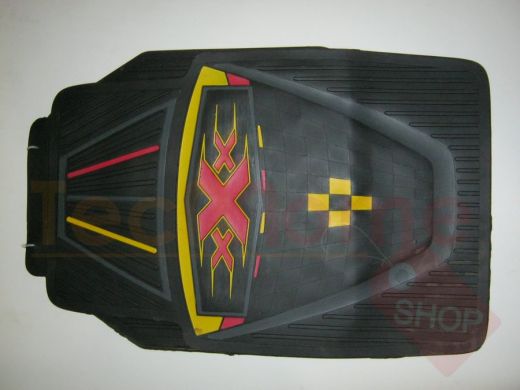 Коврики XXX черные 118 силиконовые (4 шт.) (191-210)   01450