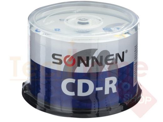Диски CD-R SONNEN 700Mb 52x Cake Box КОМПЛЕКТ 50шт