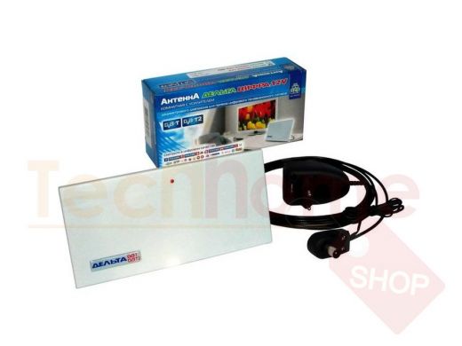 Антенна Дельта ЦИФРА.12V комнатная DVB-T2 активная