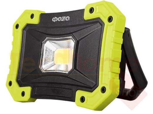 Фонарь  ФАZA Accu F5-L5W-gn (черно-зеленый) COB LED, 3 режима свечения, аккум.18650