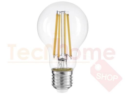 Светодиодная лампа A60 Е27  8W 4000K  JazzWay PLED OMNI CL 800Lm 230/50 стекло,нитевый излучатель