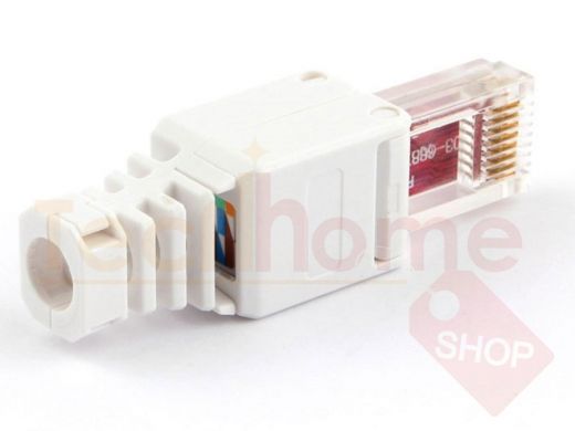 Штекер RJ-45 (8P8C) LK-8P8C быстрозажимной ручной кат. 5e и 6