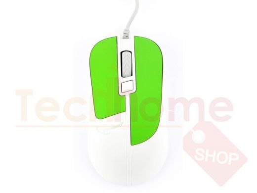 Мышь проводная GEMBIRD MOP-410-GRN, USB, 3 кнопки+колесо кнопка, soft touch, зелёный, 1600 DPI