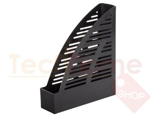Лоток вертикальный для бумаг BRAUBERG "Standard", 245х70х295 мм, черный