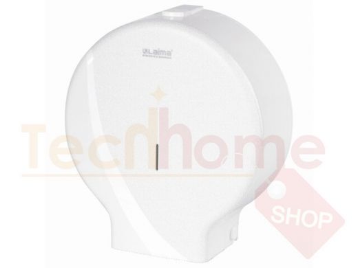 Диспенсер для туалетной бумаги LAIMA PROFESSIONAL ORIGINAL (Система T1), БОЛЬШОЙ, белый, ABS-пластик