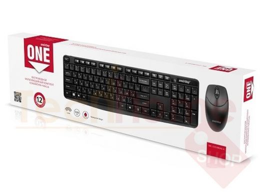 Беспроводной комплект клавиатура+мышь Smartbuy черный (SBC-235380AG-K)