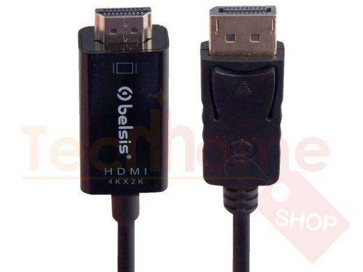 Кабель DisplayPort / HDMI  1,8м  (4K*2K), черный, версия 1.3v