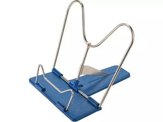 Подставка для книг, пластик/металл никелированный, европодвес "BR-108466"