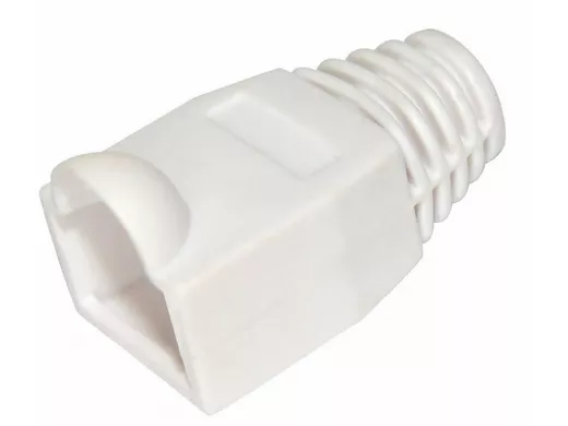КОЛПАЧОК для штекера 8P8C 8-и контактного  (для комп.вит.пары) RJ-45 белый REXANT