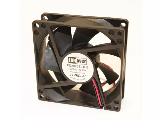 Вентилятор  +24В;   80х80х25мм;  0,15А "FD8025S24H"  (втулка, 3500об/мин)