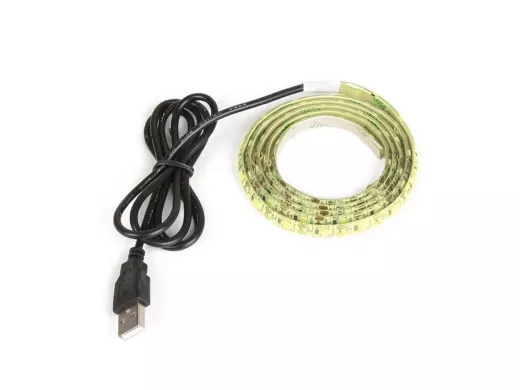 Огонек OG-LDL09 Желтая светодиодная лента 1м (USB)