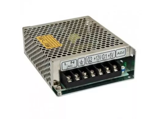 Блок питания  12 Вольт    500мA   "BP-130424" SKS-40  +5V, +12V Импульсные