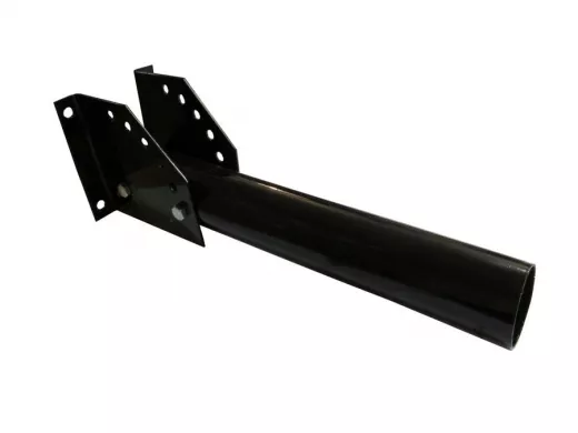 Кронштейн для прожектора "КОБРА-3-14117"черный настенный с наклоном, вылет 0,35м, диаметр 51мм