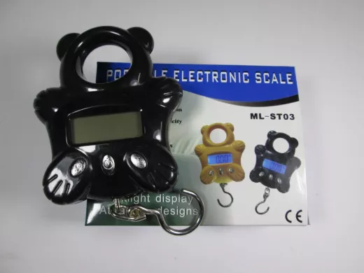 Безмен ручной электронный до 20 кг, точность 0,01кг "ABI-14600"