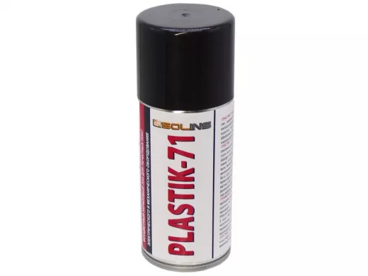 Аэрозоль_PLASTIK 71, 150/200мл акрил.лак для печатных плат (Solins)