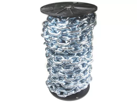 Цепь короткозвенная, сварная, цинк DIN 766 10 мм (15 метров) цена за 1 метр