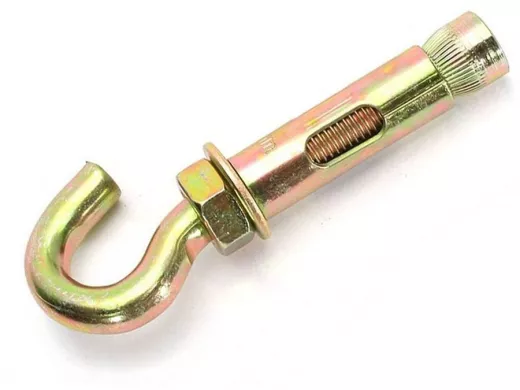 Анкерный болт с полукольцом (крюком) 10х 50 ( 50шт) "ABI-KREP 17002" 2,2кг резьба М8, вес 1шт 44г