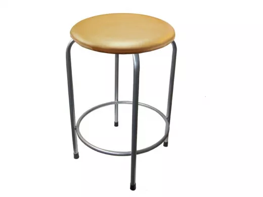 Табурет с подставкой для ног и полкой 