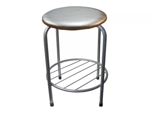 Табурет с подставкой для ног и полкой 