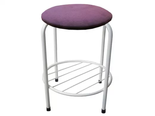 Табурет с подставкой для ног и полкой 