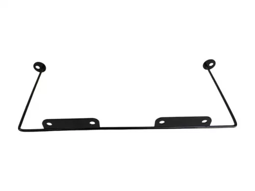 Кронштейн для подвесной полки, высота 15см, ширина 32см, черный НАБОР 1шт 