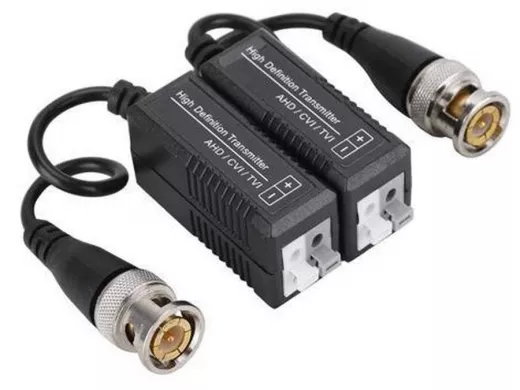 Пассивный приёмопередатчик "ABBIKUS-21995" по витой паре для видеокамер AHD(Push зажим) 2хBNC штекер
