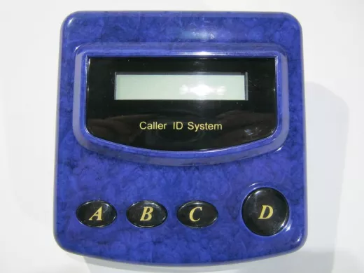 Телефон приставка  АОН Теллур- Т130К  синий мрамор