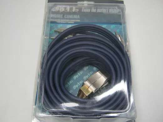 Шнур СКАРТ / 6тюльпанов  2м , плоский, контакты покрытые золотом BW3009 (шт.)