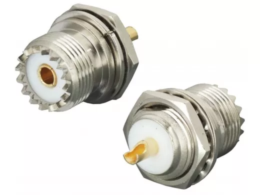 Разъем UHF U-235 PL259(мама, female) на корпус с гайкой