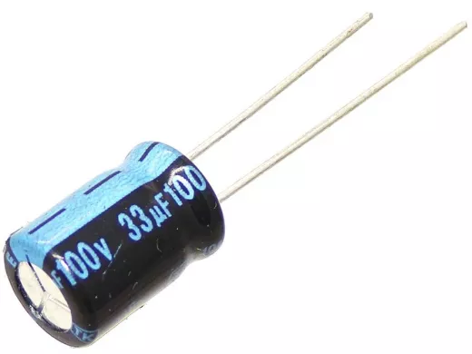 Конденсатор электролитический    33mf x 100V  Jamicon   8*11  TK