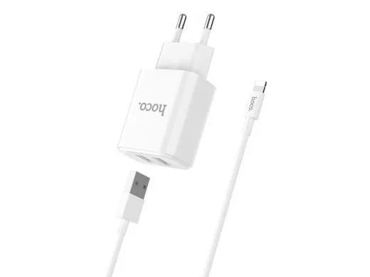 Зарядное устройство Lightning  HOCO C62A iOS  (5B, 2100mA)