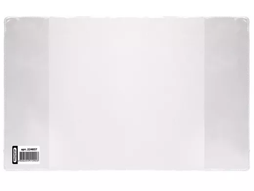 Обложка ПВХ  д/тетради и дневника "BR-73352" прозрачная, ПЛОТНАЯ, 120мкм, 213*355мм