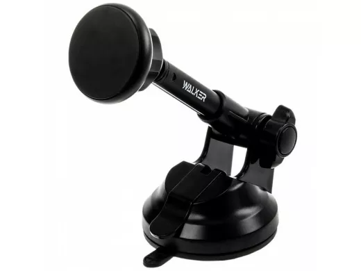 Автодержатель  Walker, CX-015 телескопический, магнитный, с присоской, чёрный