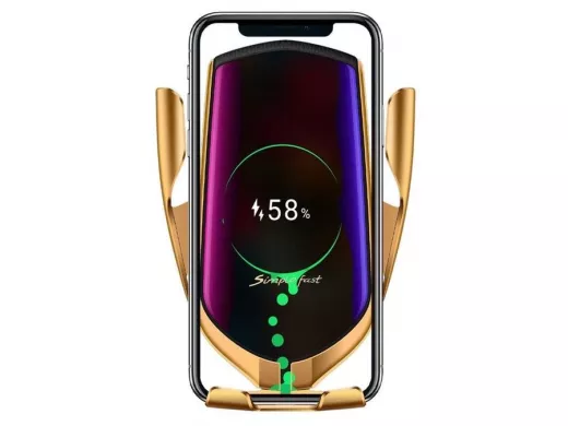 Автодержатель  TDS TS-CAA06 (R1) для смартфонов + беспроводное ЗУ