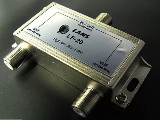 Сумматор телевизионный LF20/UVSJ сумматор (фильтр) 1-12(47-230Mhz),21-69(470-869Mhz)